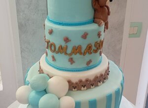 Torta battesimo bimbo cake design Rimini