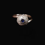 anello-in-trama-e-zaffiro-blu