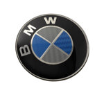 adesivo-bmw-diametro-66-mm-effetto-carbon-blu-bianco-nero