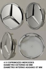 4-tappi-coprimozzo-60-mm-grigio-lucido-per-cerchi-in-lega-mercedes-classe-a-c-b-e-cla-clk-m-ml-s