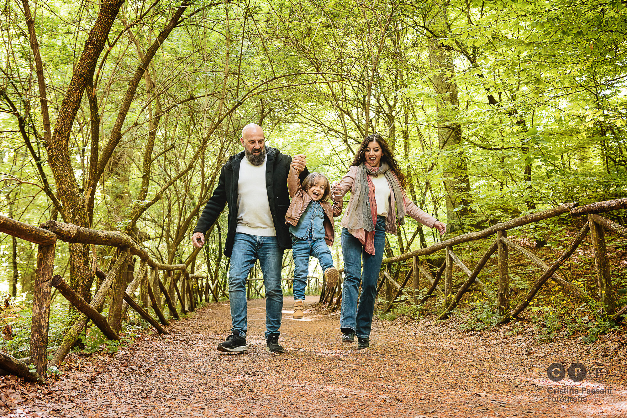 Un servizio di famiglia nella pace della natura