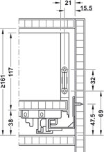 art-55222522-spondina-in-metallo-slim-a-16128-350-mm
