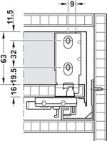 art-55221515-spondina-in-metallo-slim-a-h-89-500-mm
