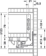 art-55221512-spondina-in-metallo-slim-p-h-89-350-mm
