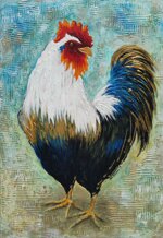 gallo-dipinto