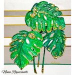 foglie-di-monstera-dipinto