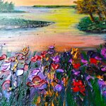 paesaggio-al-tramonto-dipinto