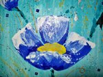 fiori-blu-dipinto