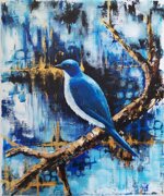 mexican-jay-uccello-dipinto