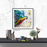 pappagallo-fly-dipinto