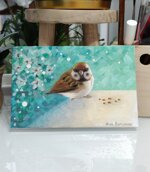 uccello-passerotto-dipinto