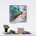 pappagallo-fly-dipinto