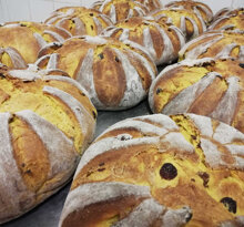 Pane di zucca Pane con purea di zucca, un'autentica delizia autunnale