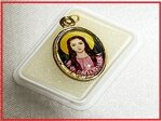 st-philomena-oval-shaped-gold-metal-medal