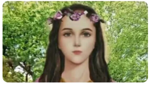 Preghiera davanti all'altare di Santa Filomena