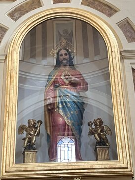 Statua del Sacro Cuore di Gesù