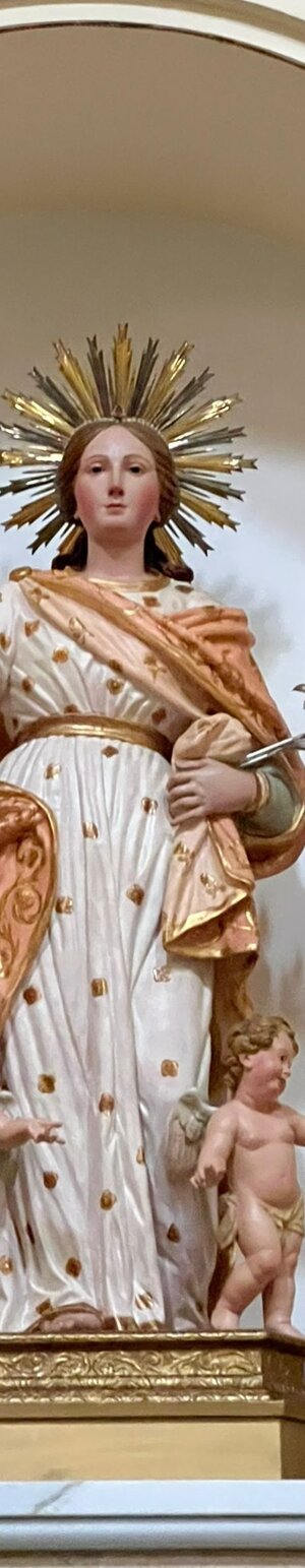 Statua miracolosa di Santa Filomena