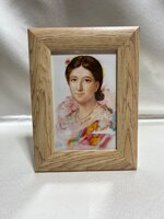 wooden-picture-frame-with-blessed-image-of-pauline-jaricot-size-13-x-18