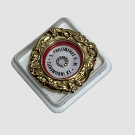 Relic of the 2nd Class of St. Philomena decorated in gilded metal