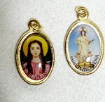 st-philomena-oval-shaped-gold-metal-medal