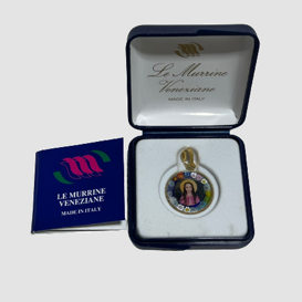 St. Philomena original Murano glass medal
