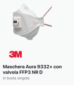 maschera-aura-9332-con-valvola-ffp3-nr-d