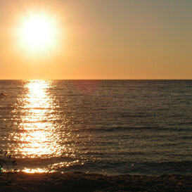 Argentiera al tramonto