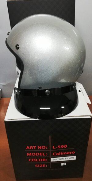 casco-jet-calimero-ultra-silver-flake-omologato