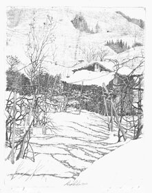 livio-ceschin-incisione-inverno in collina.jpeg