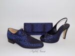 scarpe-uomo-donna-e-borsa-con-tessuto-damascato-blu