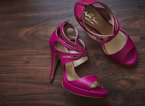 sandali da sposa colorati in pelle fucsia tacco 12