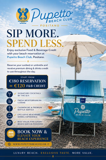 Positano Sunbeds Reservation