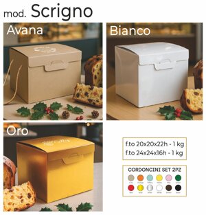 scatola porta panettone personalizzate