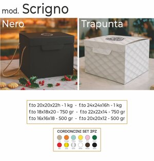 scatola porta panettone personalizzate