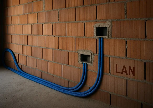 Predisposizione della rete dati durante i lavori di costruzione o ristrutturazione