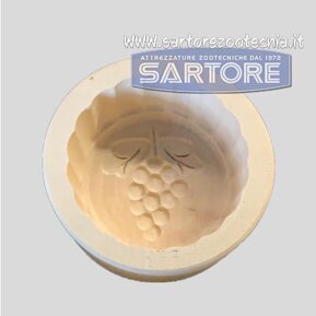Calder 5103/Giglio Stampo per Corzetti, Legno, Marrone, 5.3x5.3x5.5 cm