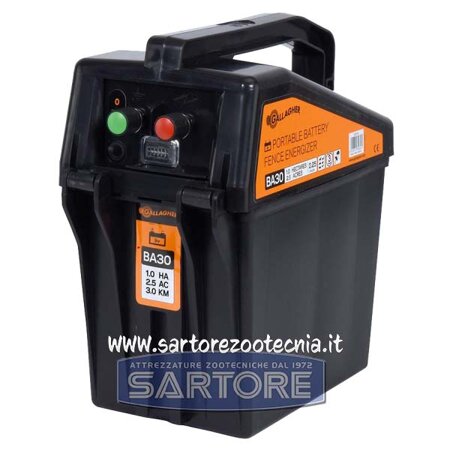 Elettrificatore Gallagher a batteria 9V modello BA30 Elettrificatore Gallagher a batteria 9V modello BA30