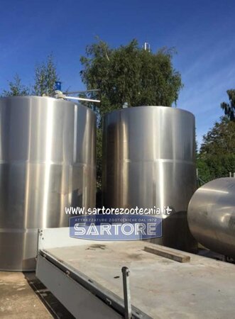 USATO Refrigeratore latte ADA SILO 20.000 litri