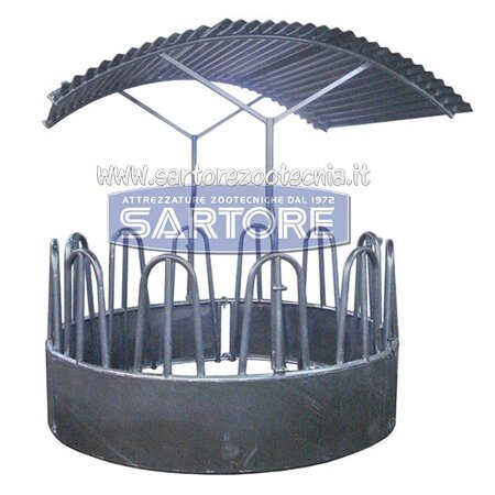 Rastrelliera per bovini e cavalli a 12 posti alimentazione Rastrelliera per bovini e cavalli a 12 posti alimentazione