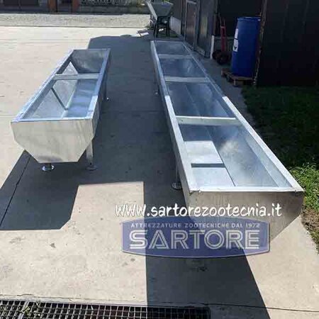 SAR K3/0,8 + SAR K6/0,8 mangiatoia zincata a terra SAR K3/0,8 + SAR K6/0,8 mangiatoia zincata a terra