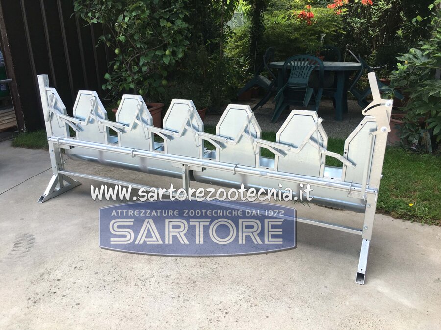 Stallo fisso semplice 1x6 posti ad entrata sequenziale