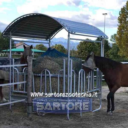 Portaballone per bovini e cavalli con festone - Mod. SAR4/12 Portaballone per bovini e cavalli con festone - Mod. SAR4/12