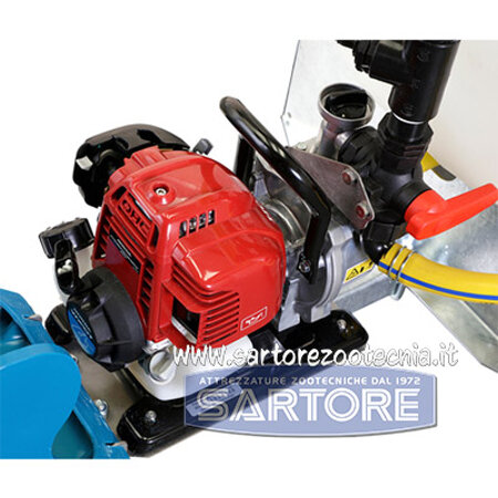 miscelatore latte vitelli con motore scoppio 220L