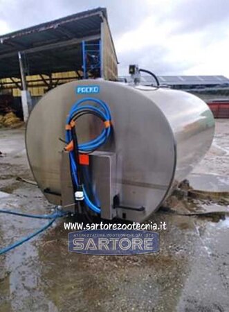 USATO Refrigeratore latto PACKO 6.150 litri