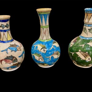 lavorato e dipinto a mano