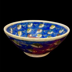 lavorato e dipinto a mano