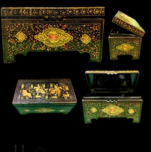 Bauletto- dipinto a mano-Esfahan