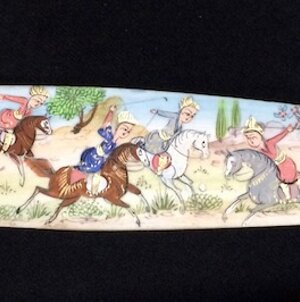 Miniatura sul osso di cammello