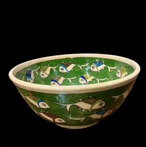 lavorato e dipinto a mano