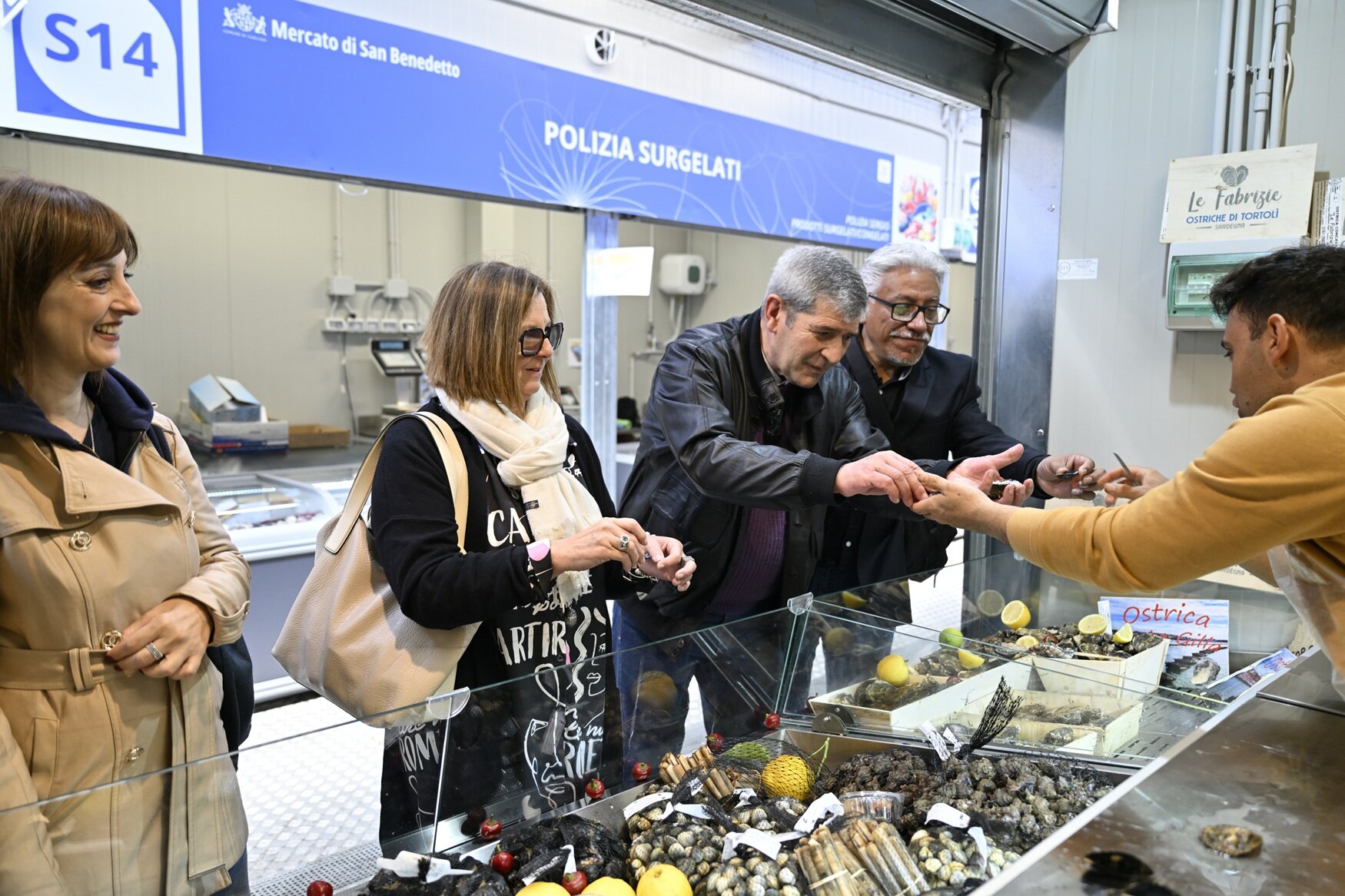 San Benedetto Market in Cagliari, Sardinia's largest covered food market